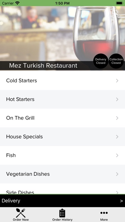Mez Turkish Restaurant.