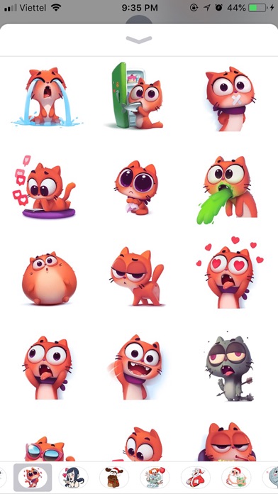 Cat Cute Pun Funny Stickers screenshot 2
