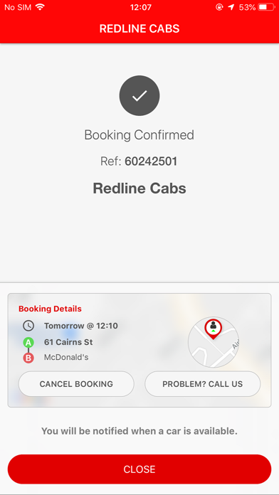 How to cancel & delete Redline Cabs from iphone & ipad 4