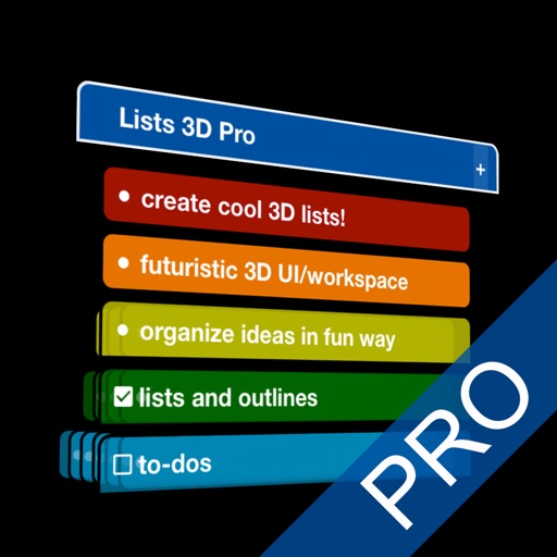 Lists 3D Pro - to-do & outline iOS App