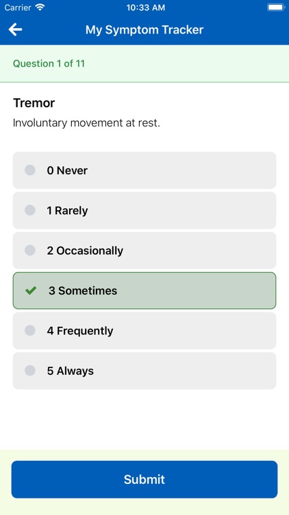 APDA Symptom Tracker