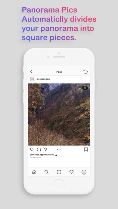 Picscope – Panorama for IG screenshot 4