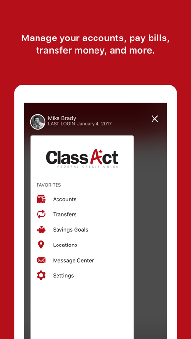 How to cancel & delete Class Act Federal Credit Union from iphone & ipad 3
