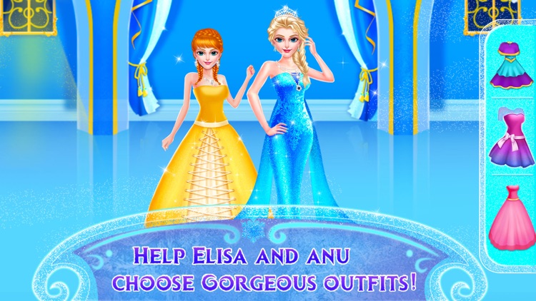 Ice Princess Makeup & Dress up