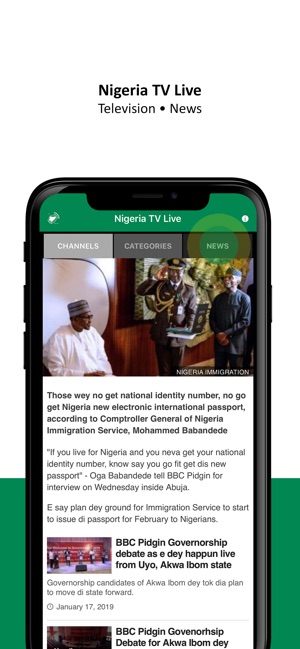 Nigeria TV Live stream(圖3)-速報App