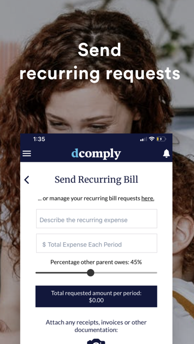 DComply: Co Parenting Expenses screenshot 3