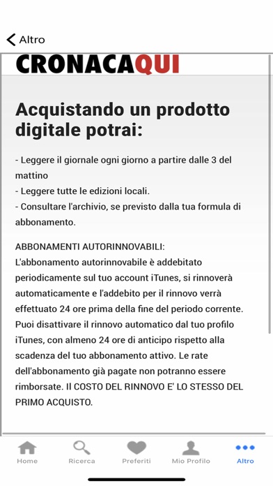 How to cancel & delete CronacaQui Edicola Digitale from iphone & ipad 3