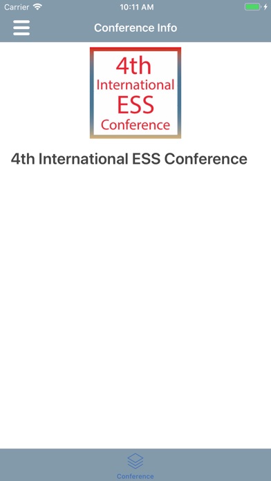 4th ESS Conference screenshot 2