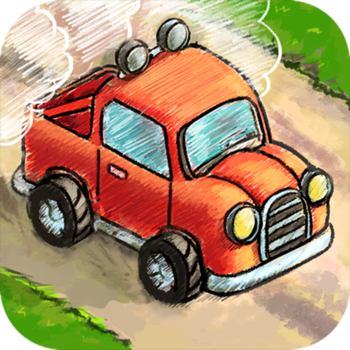 迷你跑车赛街头障碍赛跑