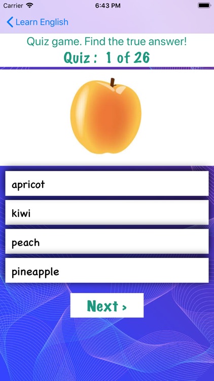 Learn English:Fruits names screenshot-4