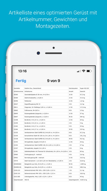 scaffmax® tools Gerüstrechner screenshot-6