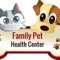 Informative app for Family Pet Health Center clients including specials, contact info, staff listings, our home delivery store and direct access to our client portal