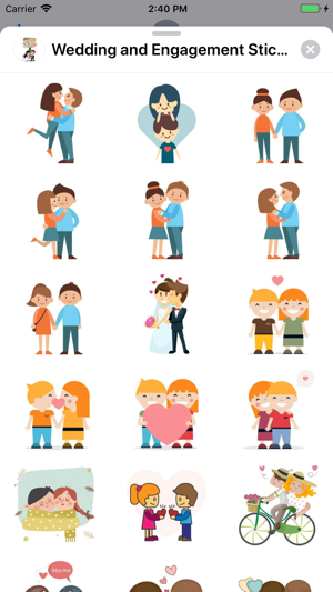 Wedding & Engagement Stickers(圖3)-速報App