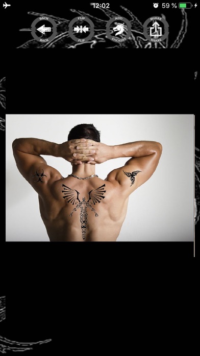Tattoo stickers photo editor 2.0 IOS -