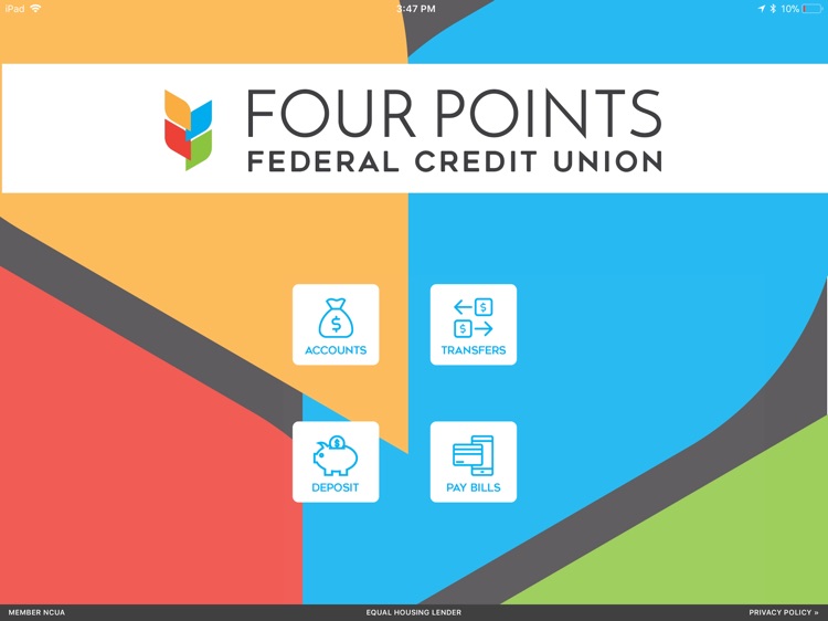 Four Points FCU for iPad