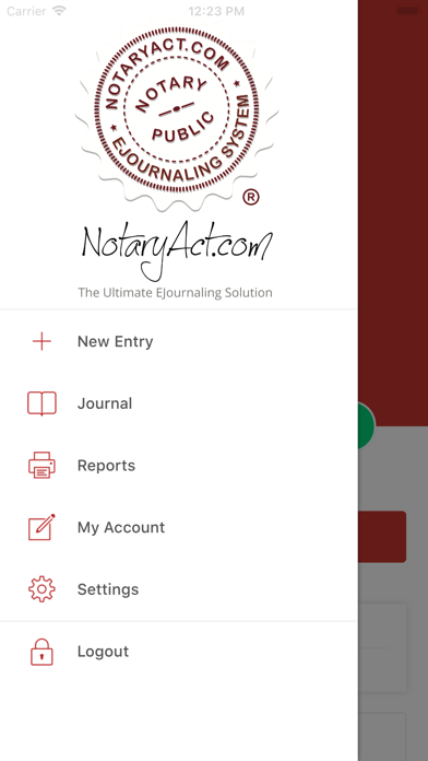 How to cancel & delete NotaryAct - Electronic Journal from iphone & ipad 3