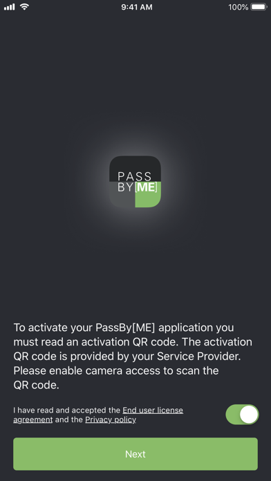 How to cancel & delete PassByME Mobile ID from iphone & ipad 1