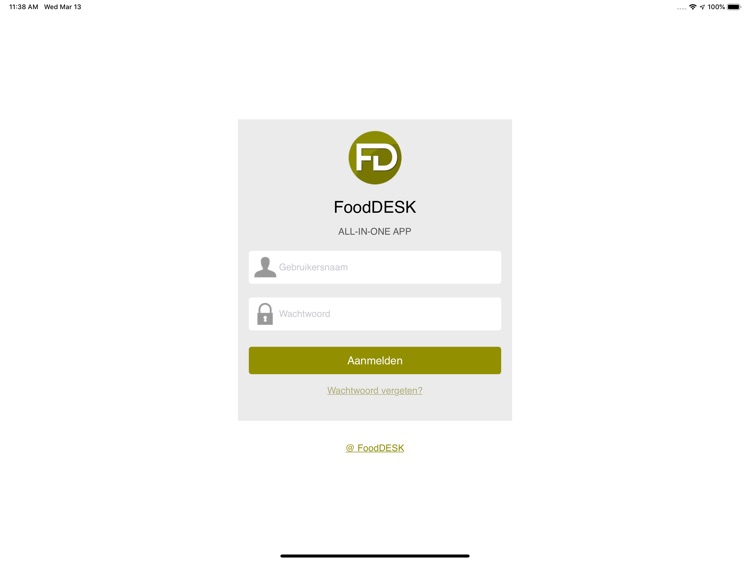 FoodDESK ALL-IN-ONE APP