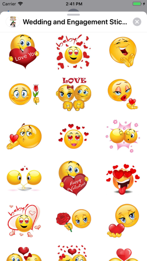 Wedding & Engagement Stickers(圖7)-速報App