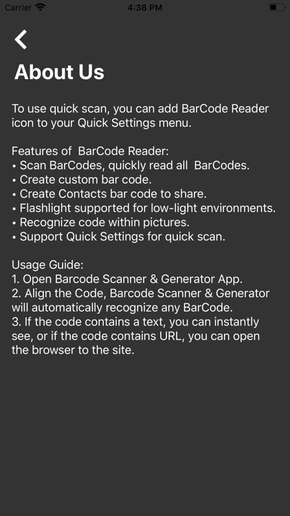 Barcode Scanner & Generator