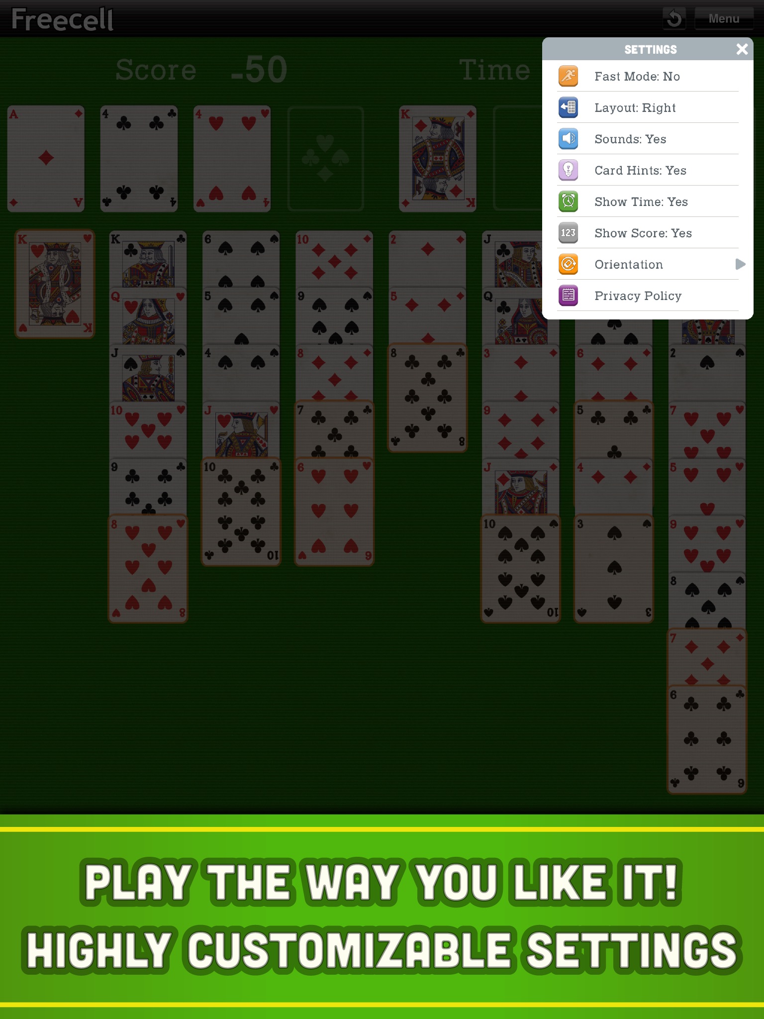 Freecell - Classic Solitaire screenshot 4