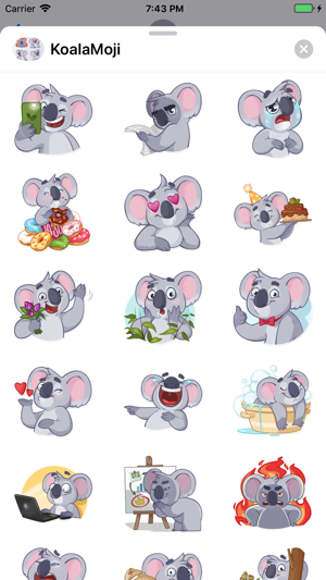 KoalaMoji - Koala Stickers(圖1)-速報App