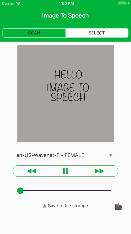 Image To Speech