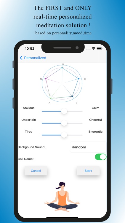 iHappy:Personalized Meditation