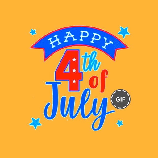 4th of July GIF icon