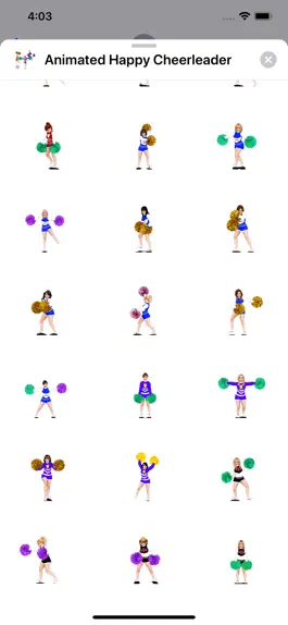 Game screenshot Animated Happy Cheerleader hack