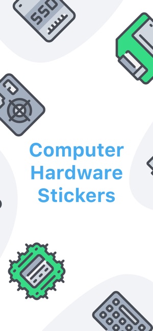 Computer Hardware Stickers Pro