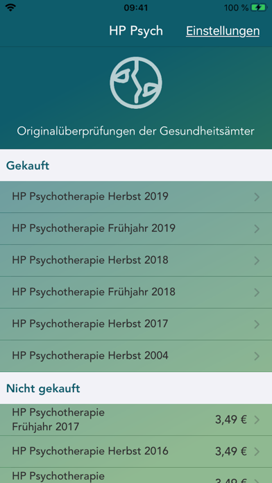 How to cancel & delete Heilpraktiker für Psychotherapie - Original Prüfungsfragen from iphone & ipad 1