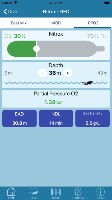 DiveSafe Nitrox screenshot 3