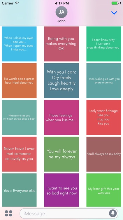 Cute Love Quotes Stickers