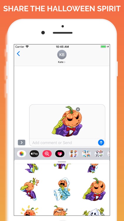 Pumpkin Head Emojis screenshot-3