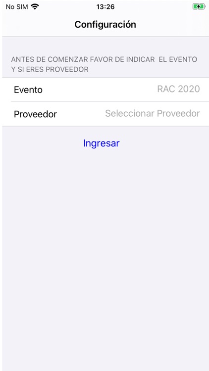 RAC proveedores