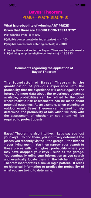 Bayes' Theorem Calculator(圖5)-速報App