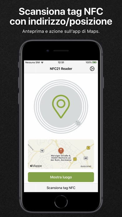 Screenshot of NFC21 Reader3