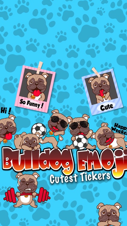 Bulldog Emoji Cutest Stickers