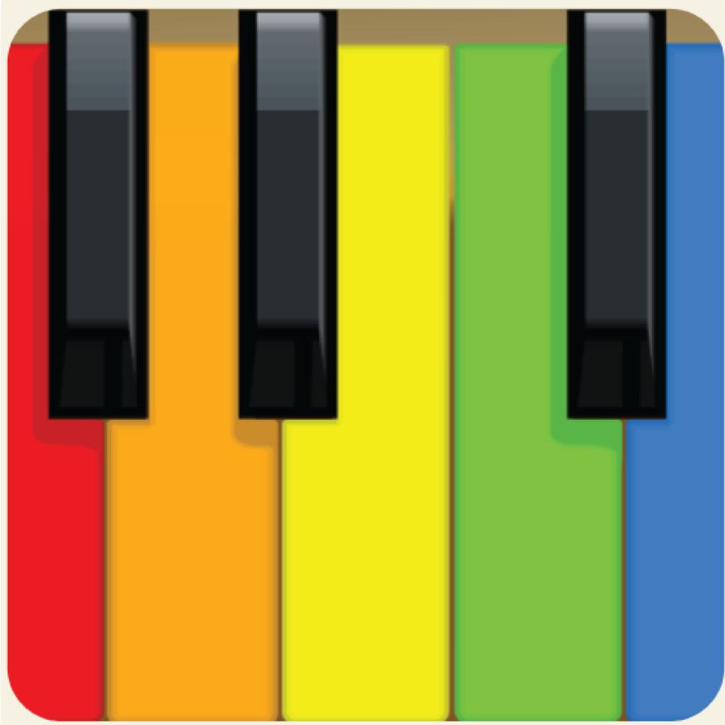 Colorful iPiano App Icon