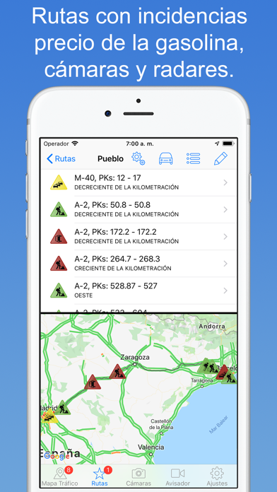 Radares NO Pro: Detector radar iPhone Capturas de pantalla
