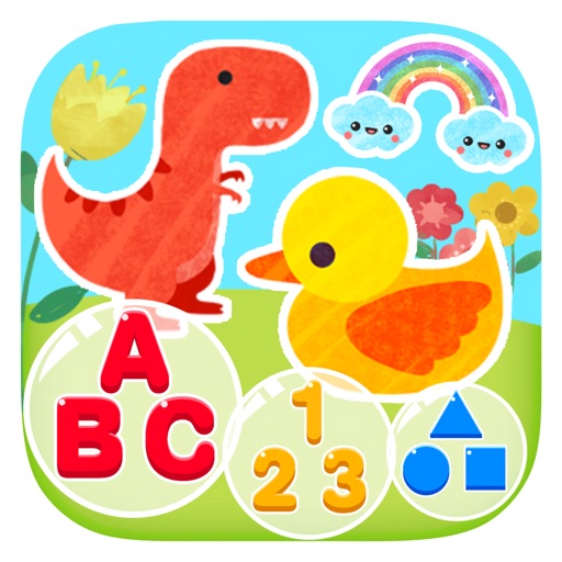 幼儿英语字母ABC、颜色、数字和形状logo
