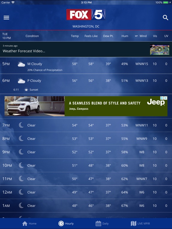 【图】FOX 5 Storm Team Weather Radar(截图3) 【图】FOX 5 Storm Team Weather Radar(截图3)