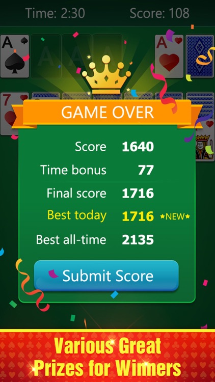 Happy Solitaire Card Game screenshot-4