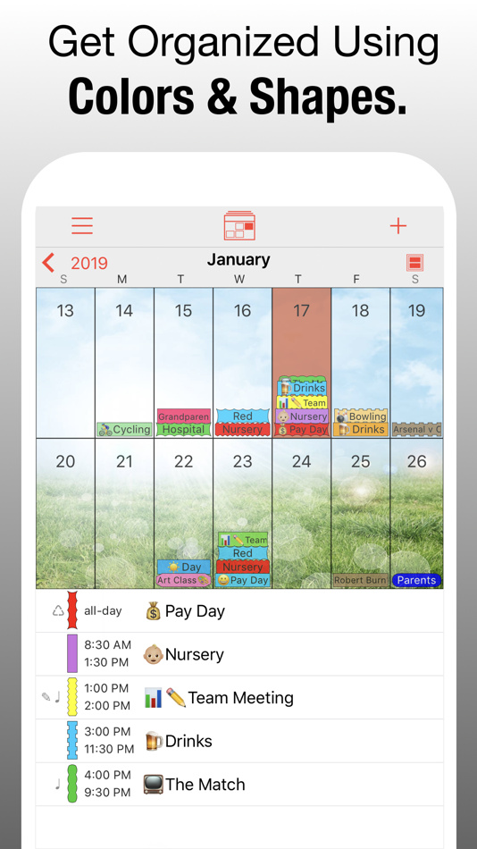 PocketLife Calendar by OvalKey Ltd. (iOS Apps) — AppAgg