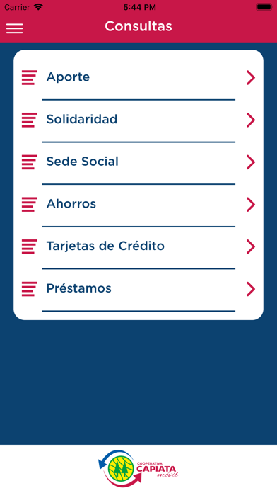 Cooperativa Capiata Móvil screenshot 4