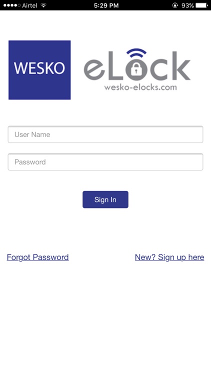 Wesko Lock App