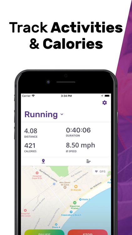 Running Walking Tracker FITAPP screenshot-0