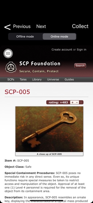 Scp Database On The App Store