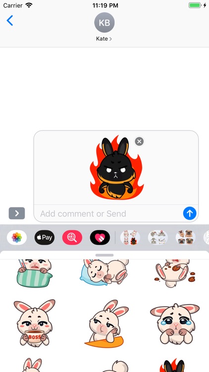 FluffyMoji - Bunny Stickers screenshot-3